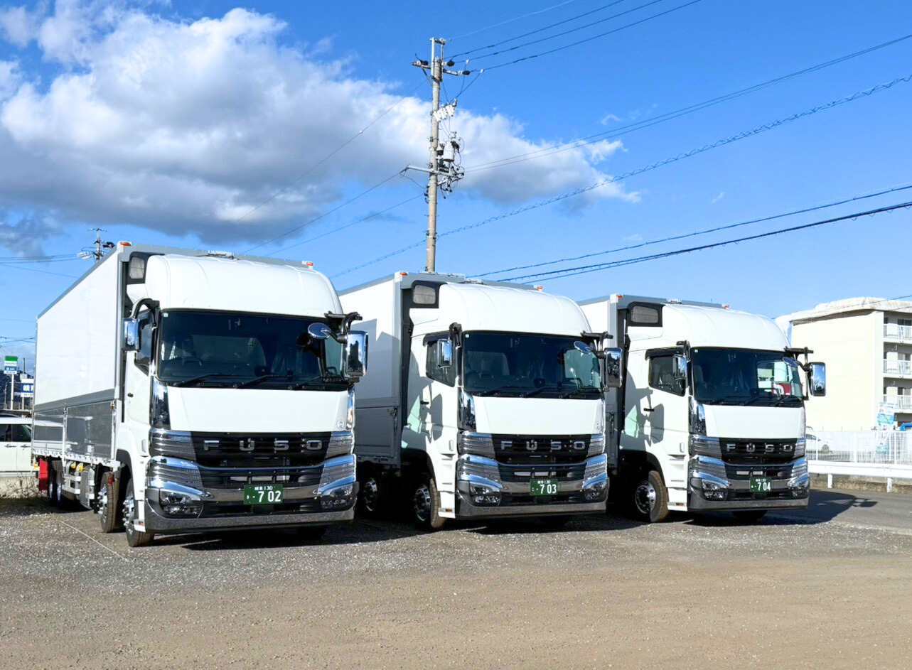 10tトラック3台納車！